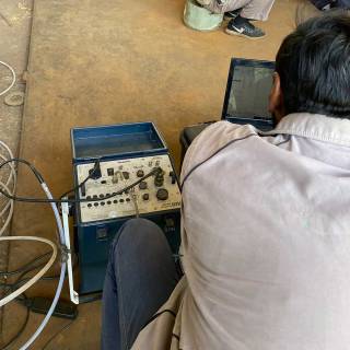 Eddy Current Non-Destructive Testing in Sasaram