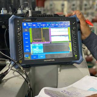 Industrial Phased Array Testing in Chamba